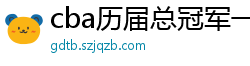 cba历届总冠军一览表